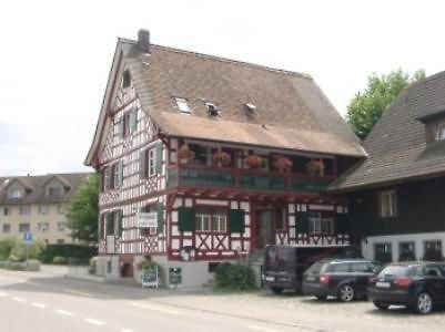 Hotel Restaurant Pizzeria Rotes Haus Münsterlingen Dış mekan fotoğraf