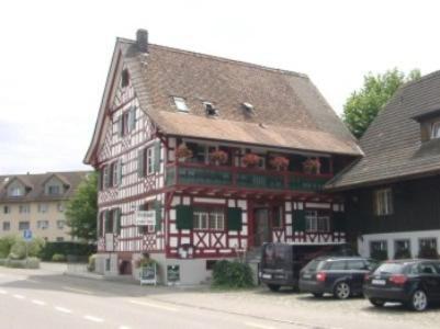 Hotel Restaurant Pizzeria Rotes Haus Münsterlingen Dış mekan fotoğraf